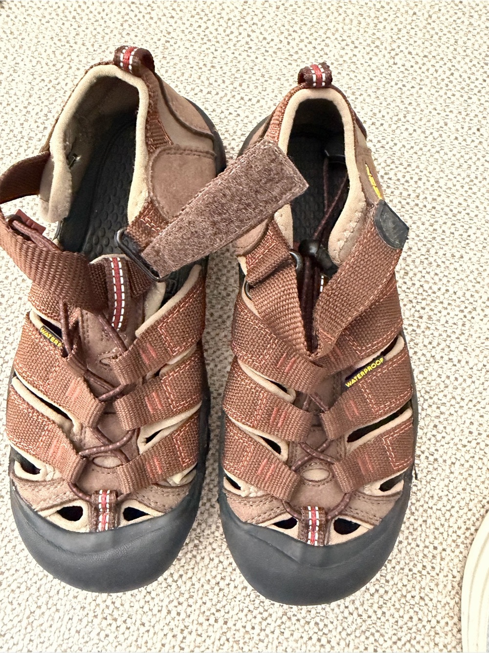 Keen Men's Brown and Black Waterproof Outdoor Sandals